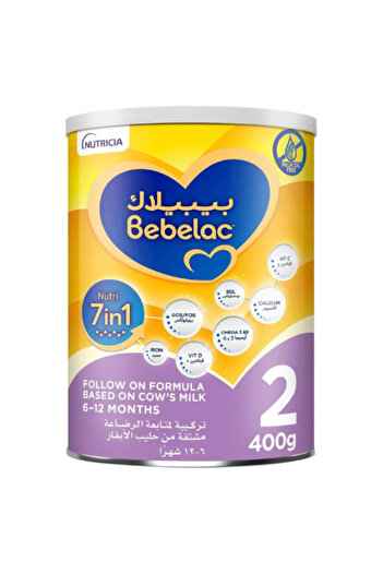 Bebelac Nutri 2 7in1 FO 400grm Pack of 12