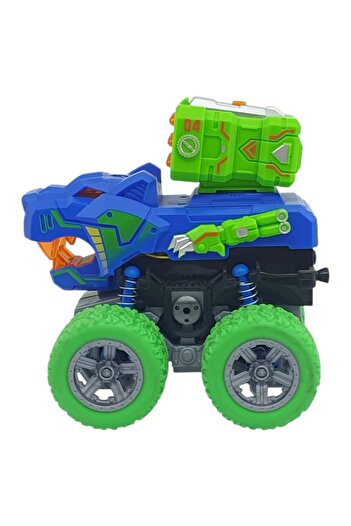 Vardem Friction Powered Dinosaur Vehicles - with Sound and Light - D500-19 - Navy Blue