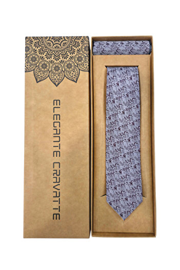 Elegante Cravatte Slim Fit Dusty Rose Color Tie - Special Boxed
