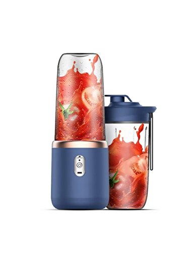 dalimag Portable Juicer, 21000 rpm, 400ml, blue, set with 2 travel cups