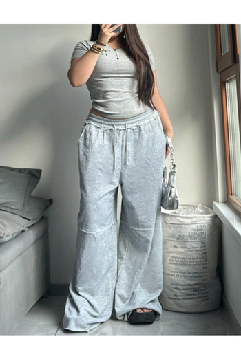 SHEIN Curve+ pants, gray