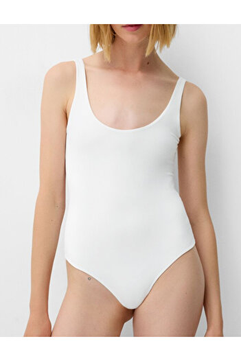 Bershka Bershka bodysuit, white