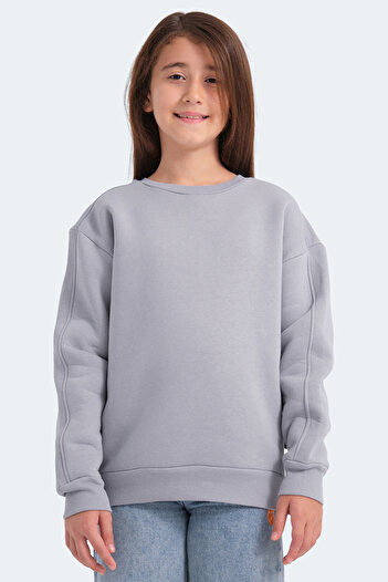 Slazenger Logan Set of 2 Unisex Children's Black - Stone Gray Sweatshirt