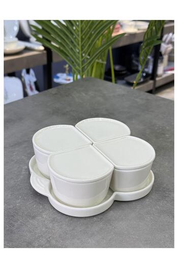 ACAR Luxury Porcelain 4-Piece Breakfast Set