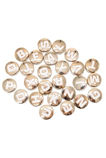 Generic 26PCS Unisex-Adult Jibbitz Shoe Decoration Charms for Clogs Sandals, English Letters Series