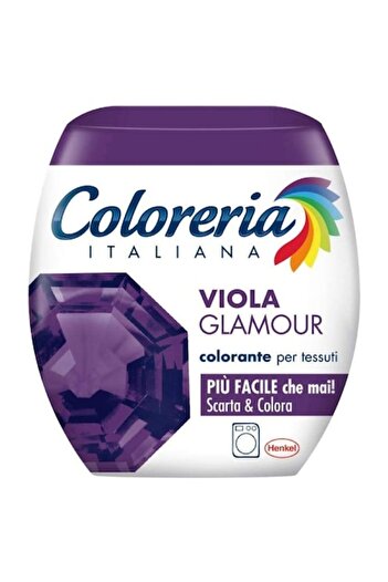 coloreria italiana Violet Dye for Textiles, Viola Glamour, 350g