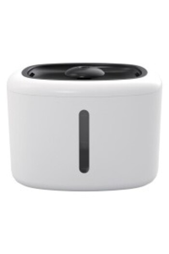 pet star Water Fountain for Cats and Dogs, White, Activated Carbon Filter, 2.5 L Capacity