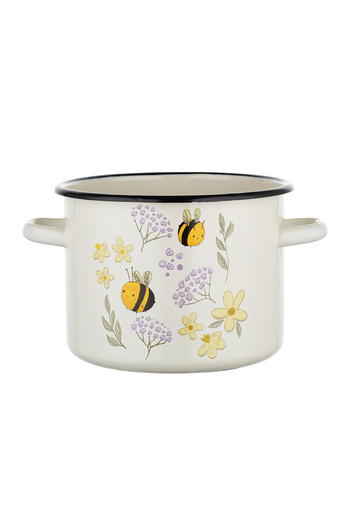 Florentyna Enameled Pot 4.5 Liter, Bee Model