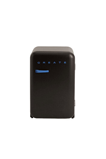 Create Retro mini fridge, CREATE, 107 liters, black/blue