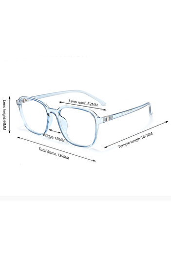 Techsuit - Anti-Blue Light Glasses Reflex TR90 (F8534-C5) - Square - Pink
