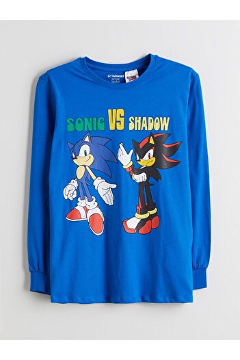 LC Waikiki Crew Neck Sonic Printed Boys' Pajama Set