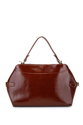 Tamer Tanca Women's Faux Leather Camel Shoulder Bag