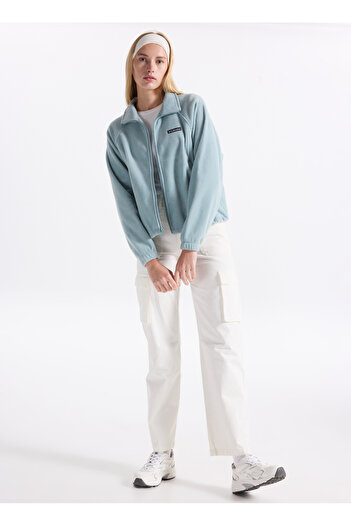 Columbia 2136221461AL8182 Mavi Normal Düz Kadın Polar Sweatshırt