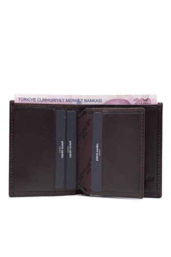 Pierre Cardin Brown Analin Men's Wallet 1335K8N