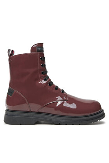 Tommy Hilfiger Unisex Μποτάκια T4A5-33588-0775356 Μπορντό