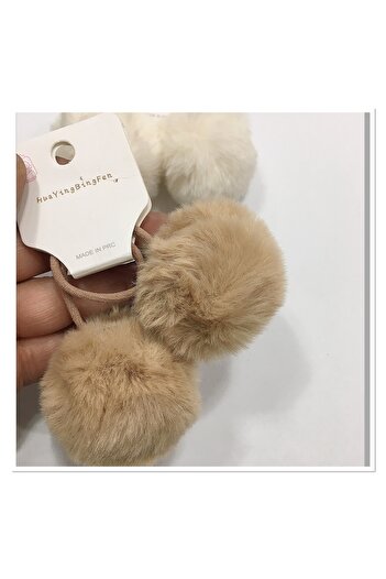 NEW HİLL 2-Pack Pompom Elastic Buckle