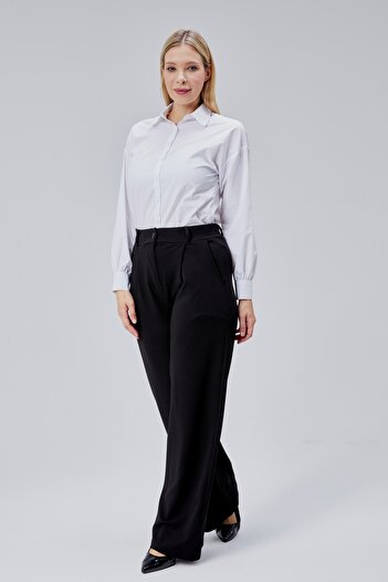 Symirna Pleated Palazzo Women's Pants