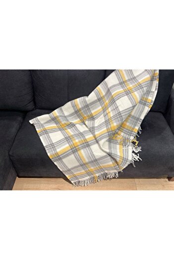 Dinarsu Cozy Life Cotton Scottish Tv Blanket 130 X 170 cm