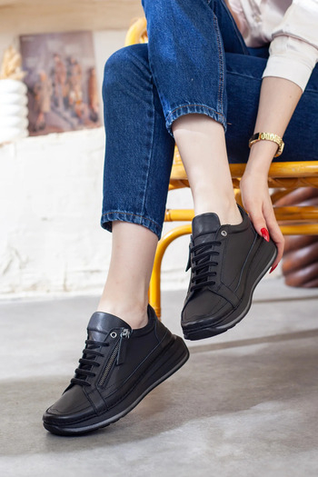 Adım Adım Mammamia Women's Genuine Leather Casual Shoes