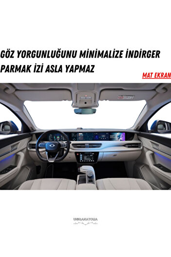 UniqAnatolia Togg T10F Information Display and Multimedia Compatible Set Matte Screen Protector