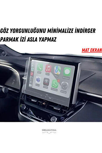 UniqAnatolia For Toyota Corolla Cross 2025 Navigation and Multimedia Compatible Matte Screen Protector