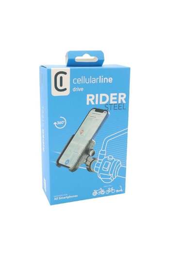 Cellularline Rider Steel Smartphone Car Accessory Universal for Most Devices Black
