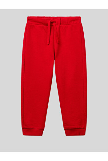 Benetton Boy's Tracksuit Bottoms 1-6 Years Old Red