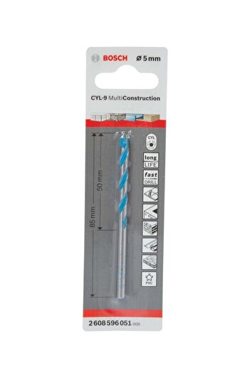 Bosch CYL-9 Multi-Construction Drill Bit Size 5 × 85 mm