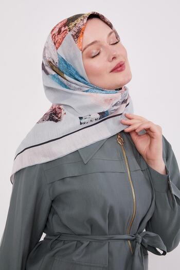 Levidor Gray Striped Batik Cotton Blanket