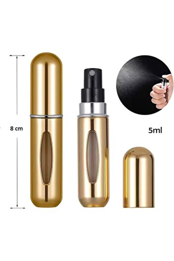 OEM Refillable Perfume Bottle, 5ml, Golden