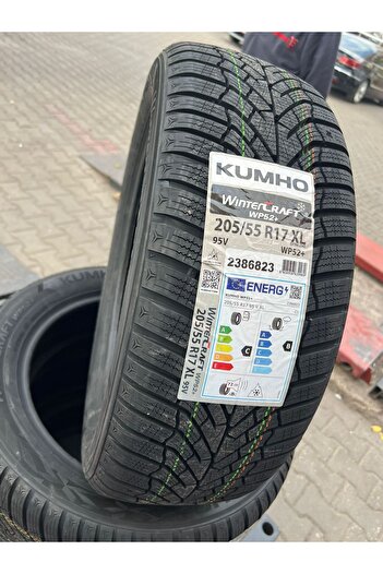 Kumho 205/55R17 WP52 95V KIŞLIK LASTİK 2025 TARİHLİ