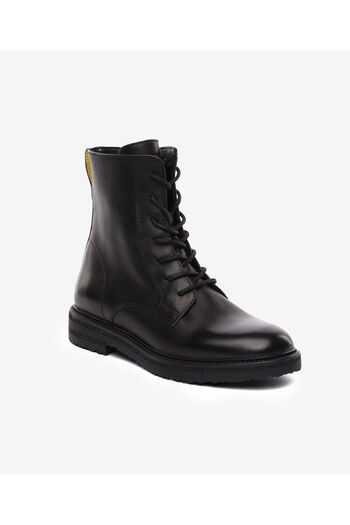 Greyder Women's Black Genuine Leather Boots 5K2Yb35360