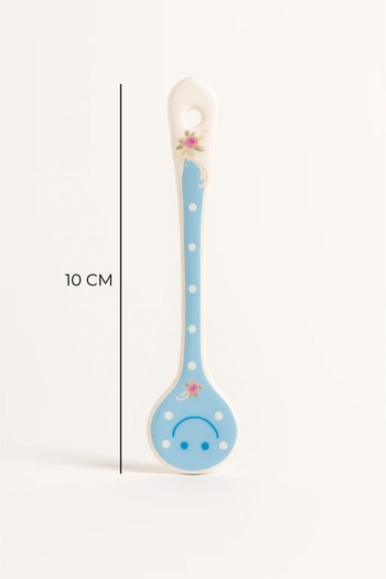 Jenisa 6-Piece Porcelain Teaspoon Set – Colorful Spoon Set