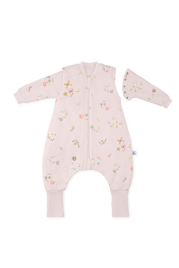 Roosac Baby Kids Sleeping Bag 3.5 Tog Winter Modal Cotton Removable Sleeves Footed Farmyard
