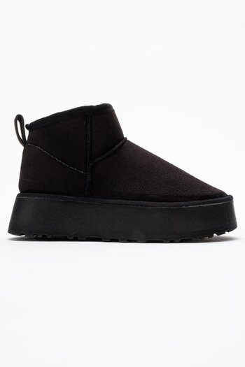 CCWAY AYAKKABI High-Sole Mini Boots Black
