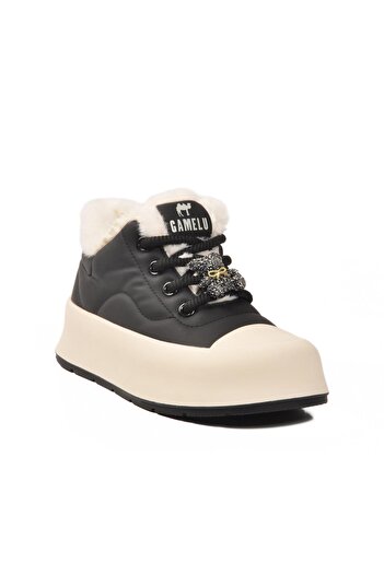 GAMELU Chizy Z Black Fur Women's Sneaker