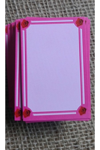 hobidaşım “Blossom Pink” Set of 10 Floral Cards – Elegant Design in Pink Tones