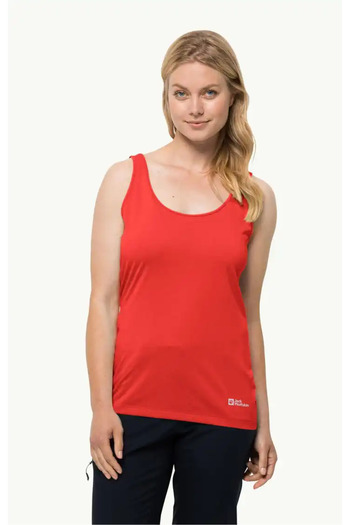 Jack Wolfskin Pack & Go Tank Women's Undershirt 1807283-2184 Tango Orange