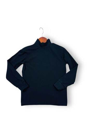 KidsMagazin Unisex black turtleneck for children