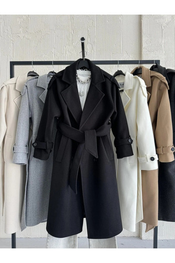 eybetsa New Season Premium Long Cashmere Coat