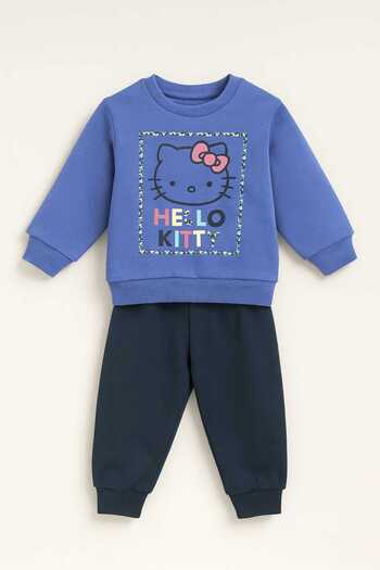 gigigiyim Hello Kitty Printed Hooded Girl's Set