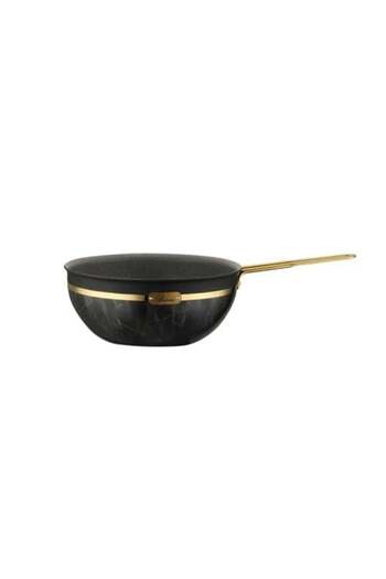 Brioni Turkish black granite pan, 25 cm, BRON1173