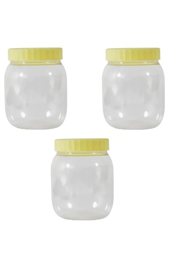 The comprehensive house 1000ml Clear Plastic Spice Jar