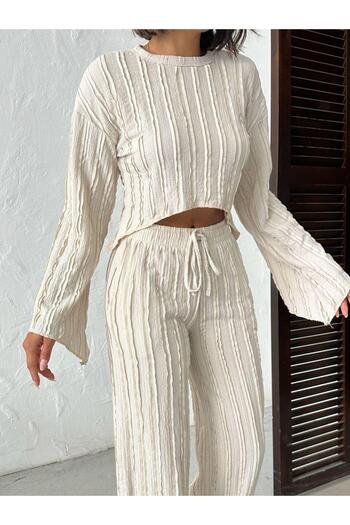 Jeevee Corduroy Casual Two-Piece Set