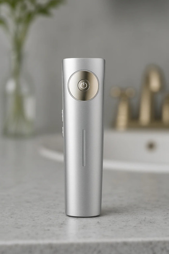 Maria Home Ultrasonic Skin Scrubber with Milk Light Therapy–Deep Cleansing & Facial Exfoliation Device