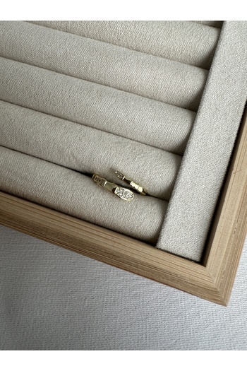 ringbox Gold Snake Pinky Ring