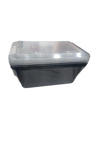 The comprehensive house Black food boxes 2000 grams