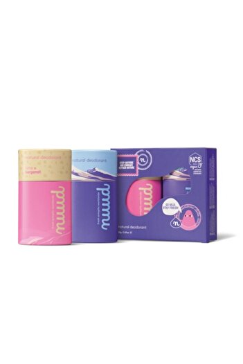 Nuud Set Adventure 2 deodorants Nuud, stick, 45 grams x2