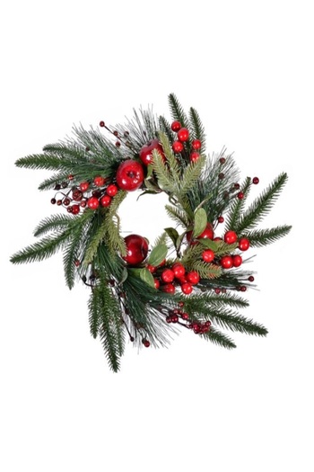 OEM Artificial wreath Christmas decoration, winter holidays, diameter 45 cm