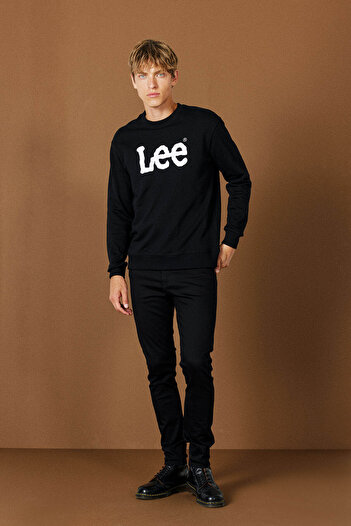 Lee Crew Neck Black Men's Sweatshirt
